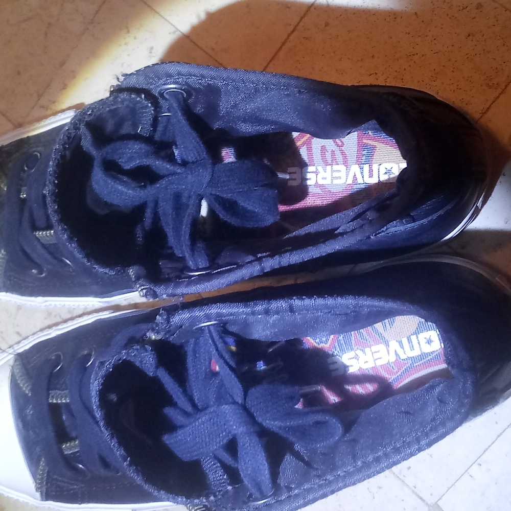 (Rare)Chuck Taylor Leather 7-M 9-W - Picture 10 of 12